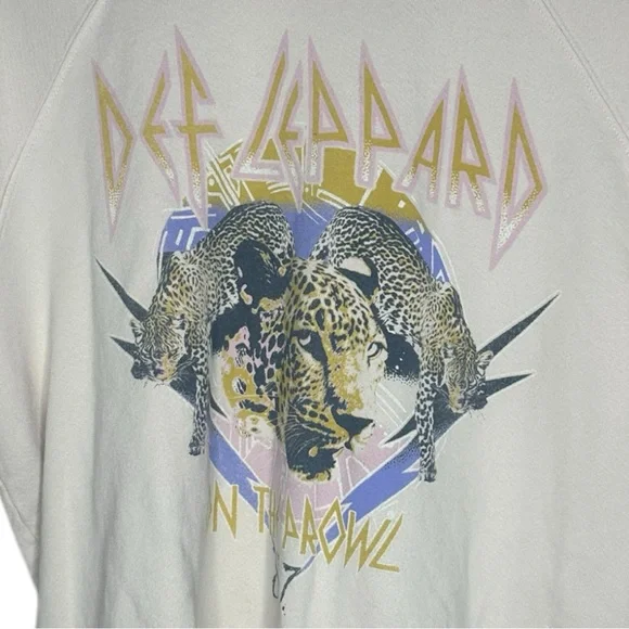 DAYDREAMER Graphic Def Leppard Sweatshirt XS - Picture 4 of 9